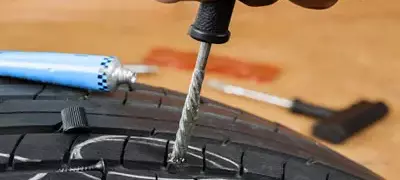 Réparer un pneu par vulcanisation à froid