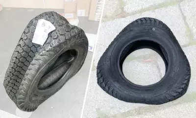 J'ai reçu des pneus déformés, est-ce normal ?