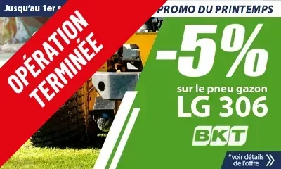 -5% sur les BKT LG 306 2025