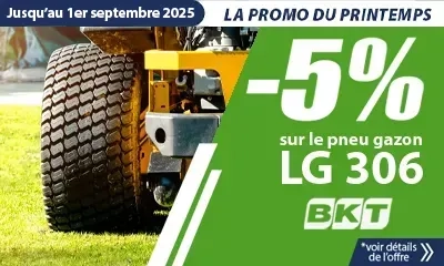 -5% sur les BKT LG 306 2025