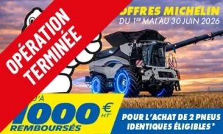 OFFRE DE REMBOURSEMENT MICHELIN MOISSONS 2026