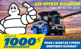OFFRE DE REMBOURSEMENT MICHELIN MOISSONS 2026