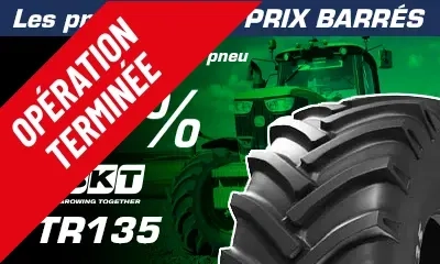 Les pneus BKT TR135 à prix barrés