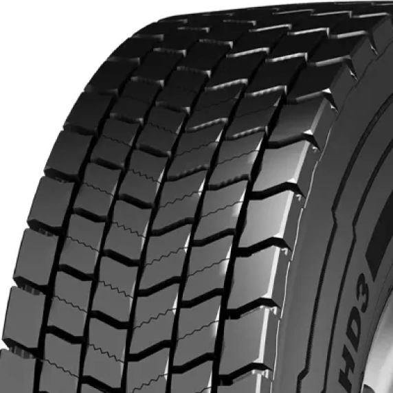 Pneu poids lourd essieu moteur CONTINENTAL 265/70R19.5 140M CONTI HYBRID HD 3 3PMSF TL