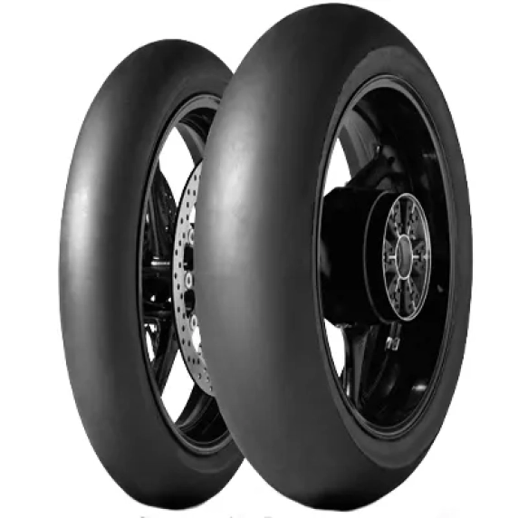 Pneu scooter arrière DUNLOP 120/80-12 S-SLICK medium-soft NHS TL