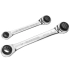 CLE POLYGONALE DROITE A CLIQUET 12P KIT x2