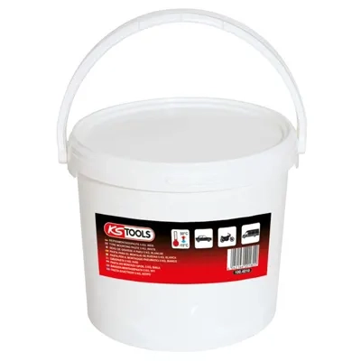Graisse à pneu KS TOOLS blanche - seau 5kg