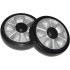KIT 2 roues complètes avant KS TOOLS pour transpalette - diamètre extérieur 200mm et intérieur 20mm