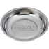 Soucoupe magnétique ronde polie KS TOOLS en inox avec 1 aimant - d.150mm