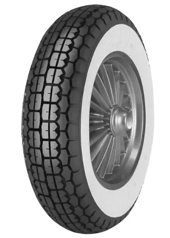 Pneu scooter avant/arrière MITAS 3.50-8 46J B-13 WW flanc blanc TT