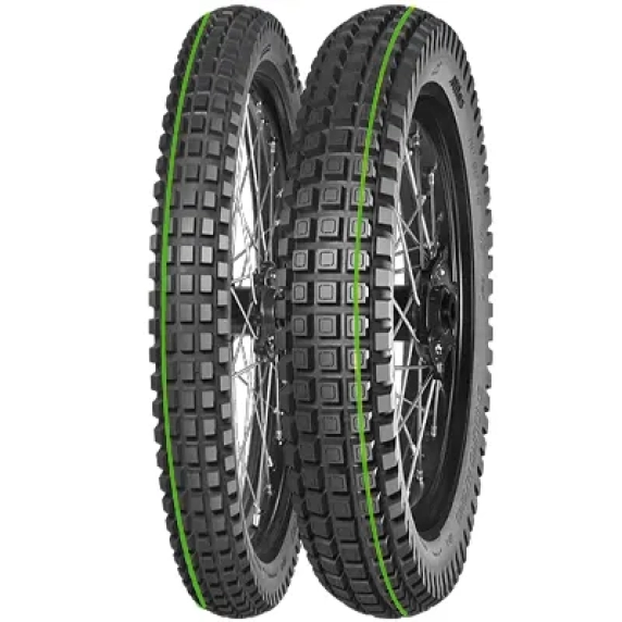 Pneu moto tout-terrain arrière MITAS 120/100-18 68P ENDURO HYBRID super light M+S TL/TT