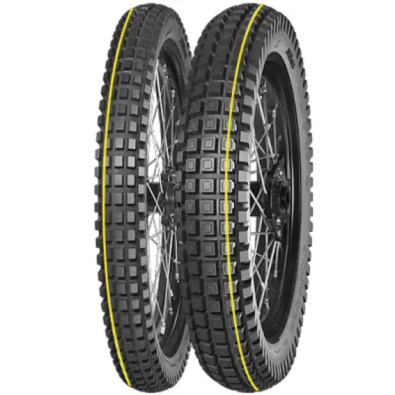 Pneu moto tout-terrain avant MITAS 80/100-21 51P ENDURO HYBRID super M+S TL/TT