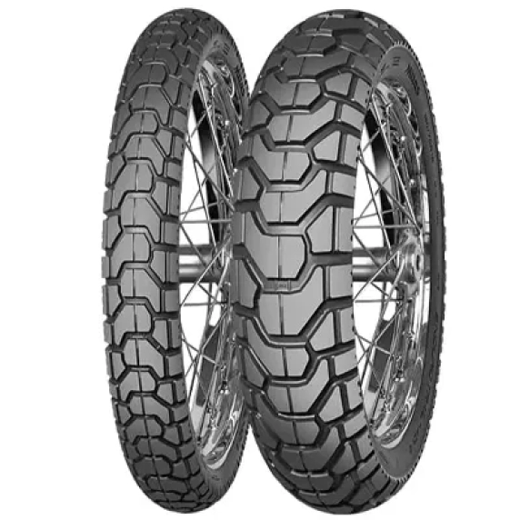 Pneu moto trail avant MITAS 120/70ZR19 60W ENDURO TRAIL-ADV 2 M+S TL/TT