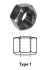 Écrous M16x1.5 (type 2) sachet de 5 (REF 431401601)