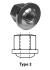 Écrous M16x1.5 (type 2) sachet de 5 (REF 431401601)
