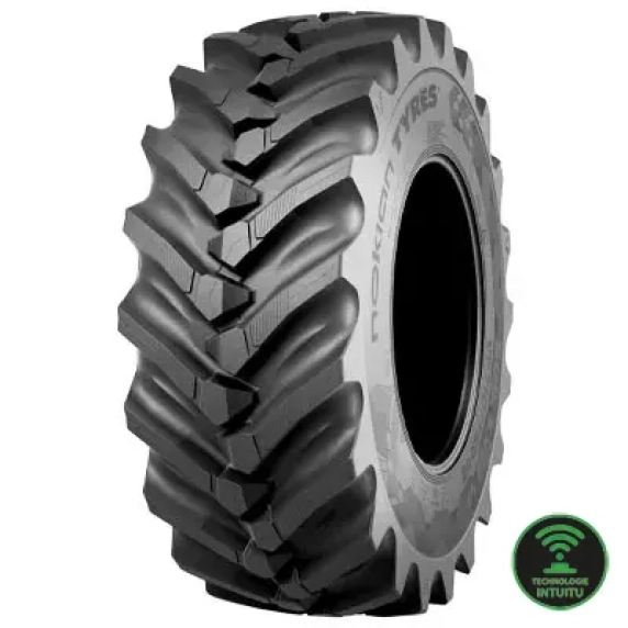 Pneu agricole NOKIAN 540/65R30 158D SOIL KING INTUITU 2.0 ceinture acier VF TL