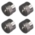 4 BOUCHONS VALVE METAL
