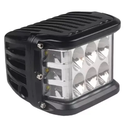 Phare de travail rectangle - 12 LEDs 36W 2800 lumens - angle de diffusion 180°