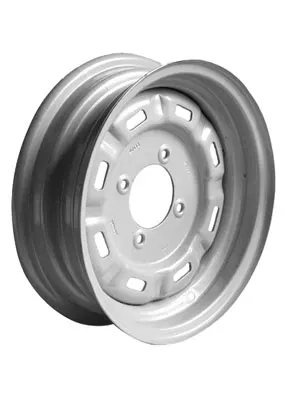 Jante remorque bagagère 3.50x10 4 trous D=0 85x130 S14 gris