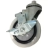Roulette pivotante TECHNI-POWER avec frein pour lève roue - l.40 x d.145 mm