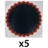 RUSTINE RONDE n.4 KIT x5