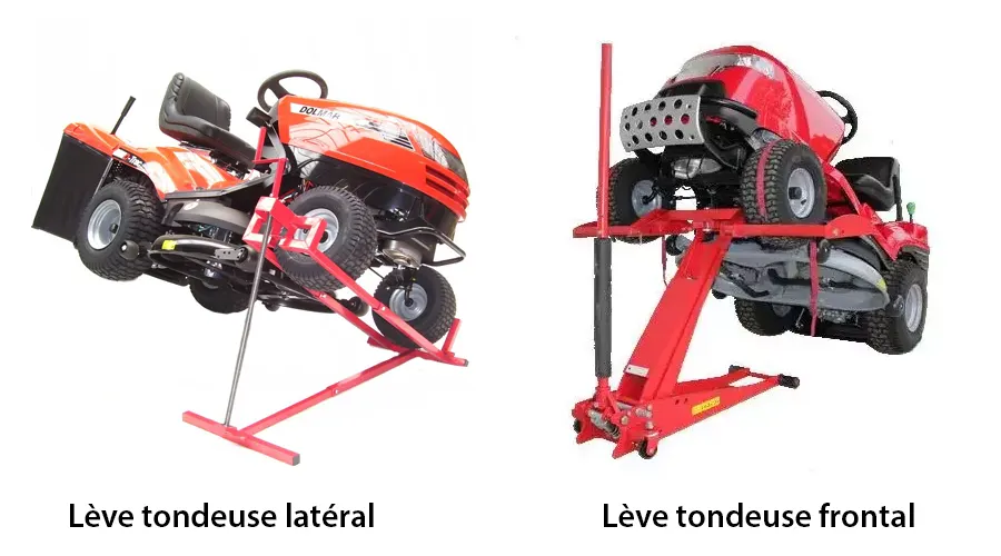 image d'utilisation de 2 lève tondeuse
