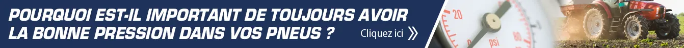 Lien vers notre article sur l'importance d'avoir la bonne pression dans vos pneus