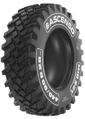 Pneu industriel ASCENSO 340/80R18 (12.5R18) 143A8 MIR 221 ceinture acier TL