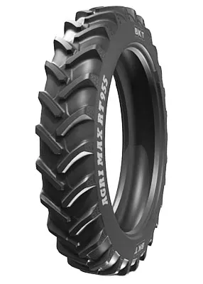 Roue complète agricole BKT 320/85R38 (12.4R38) 143A8 AGRIMAX RT-855 TL PERÇAGE SUR MESURES BLANC