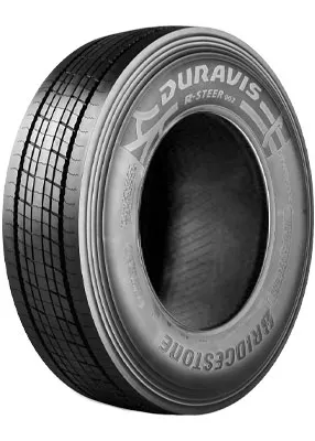 Pneu poids lourd essieu directeur BRIDGESTONE 385/65R22.5 164K DURAVIS R-STEER 002 M+S 3PMSF TL