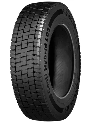 Pneu poids lourd essieu moteur CONTINENTAL 225/75R17.5 12PR CONTI HYBRID LD 3 3PMSF TL