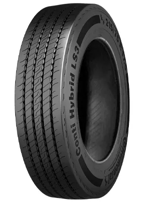 Pneu poids lourd essieu directeur CONTINENTAL 205/75R17.5 12PR CONTI HYBRID LS 3 3PMSF TL