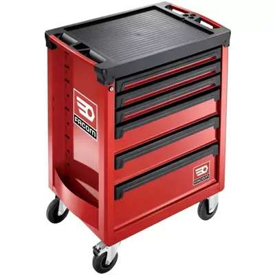 Servante mobile d'atelier M3 vide FACOM avec 6 tiroirs - L.774 x p.546 x h.972 mm