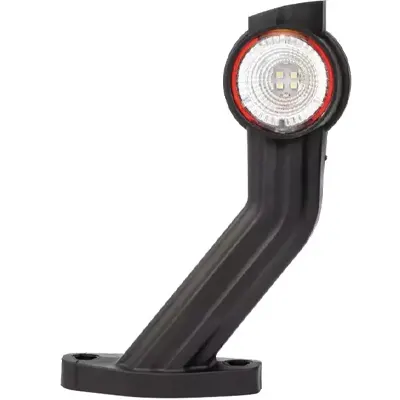 Feu de gabarit FT-140FP oblique FRISTOM - blanc, orange et rouge - côté droit - sous blister