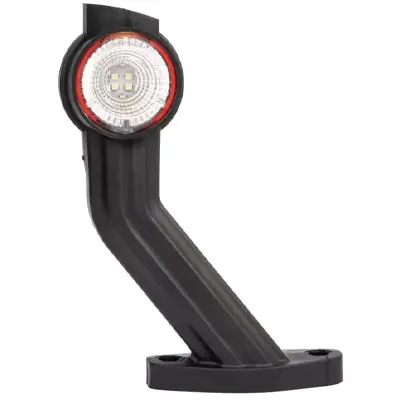 Feu de gabarit FT-140FL oblique FRISTOM - blanc, orange et rouge - côté gauche - sous blister