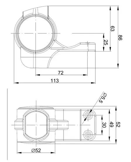 Diagramme de dimensions