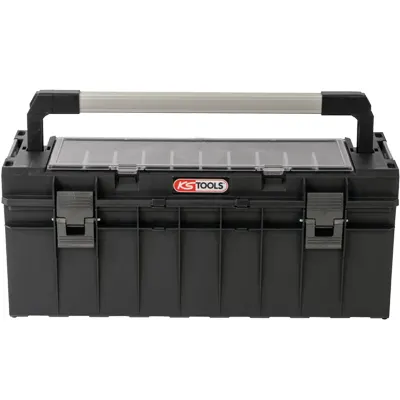 Caisse à outils SCM KS TOOLS en PVC - L.650 x l.270 x h.272 mm - volume 29L