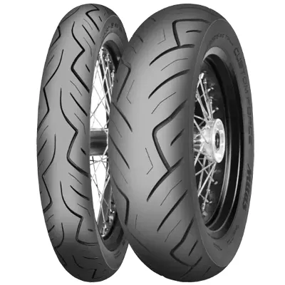 Pneu moto custom avant MITAS 130/90B16 73H CUSTOM FORCE renforcé TL