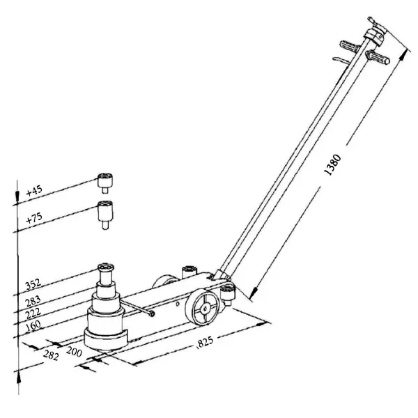 Diagramme de dimensions