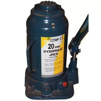 Cric bouteille hydraulique en fonte - charge max 20T