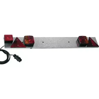 KIT rampe signalisation tube galva 1,2m - câble 5m - 4 fonctions - voir détail du kit en descriptif produit