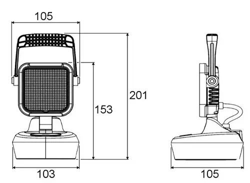 Diagramme de dimensions