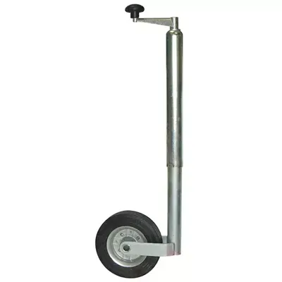 Roue jockey sans bride - d. tube 50 à 60 mm - d. roue 250x80 mm - capacité 400kg