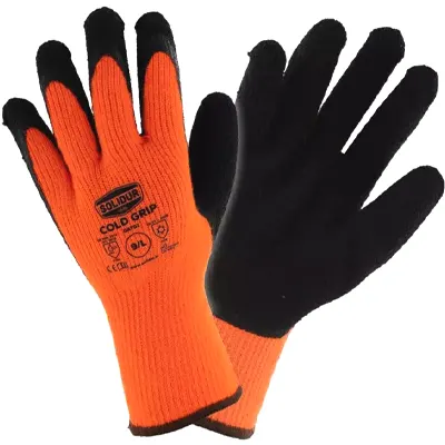 Gants tous travaux extérieurs SOLIDUR spécial froid - taille 8