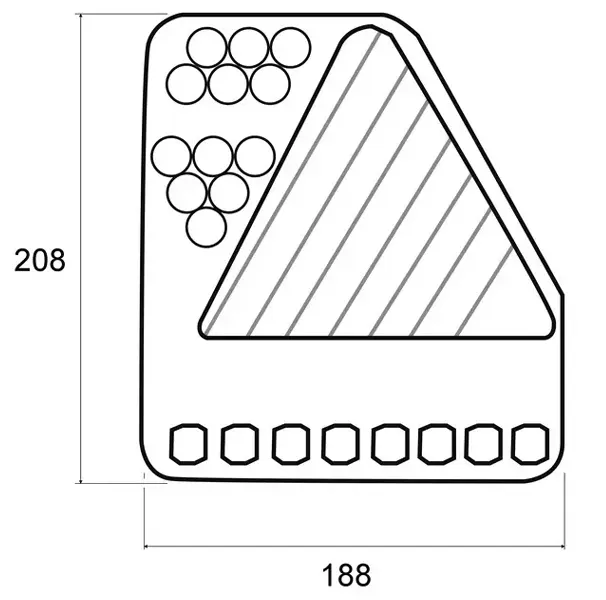 Diagramme de dimensions